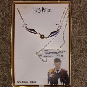 Harry potter fine silver plated necklace